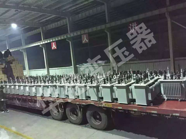 广西非晶合金变压器发货现场